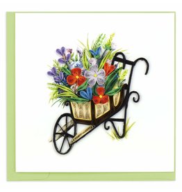 Quilling Card Quilled Wheelbarrow Garden Greeting Card