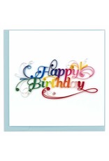 Quilling Card Quilled Happy Birthday Greeting Card