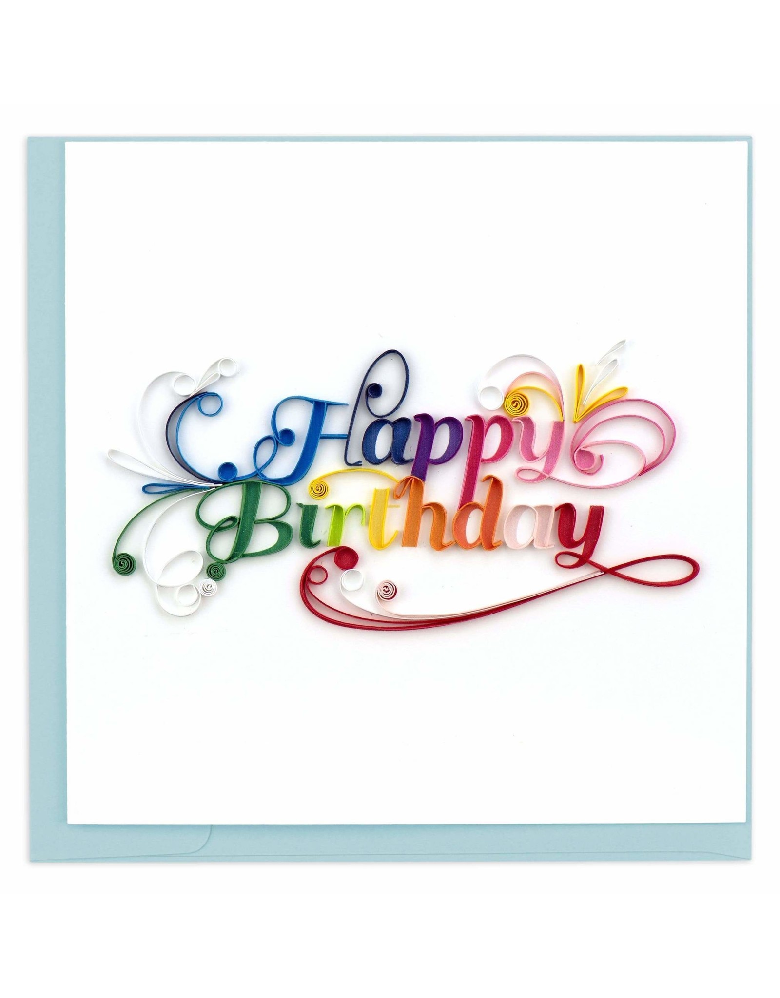Quilling Card Quilled Happy Birthday Greeting Card
