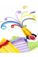 Quilling Card Quilled Birthday Champagne Greeting Card