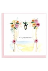 Quilling Card Quilled Wedding Chuppah Greeting Card
