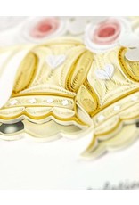 Quilling Card Quilled Wedding Bells Greeting Card