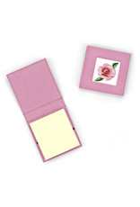 Quilling Card Quilled Pink Rose Sticky Note Pad Cover