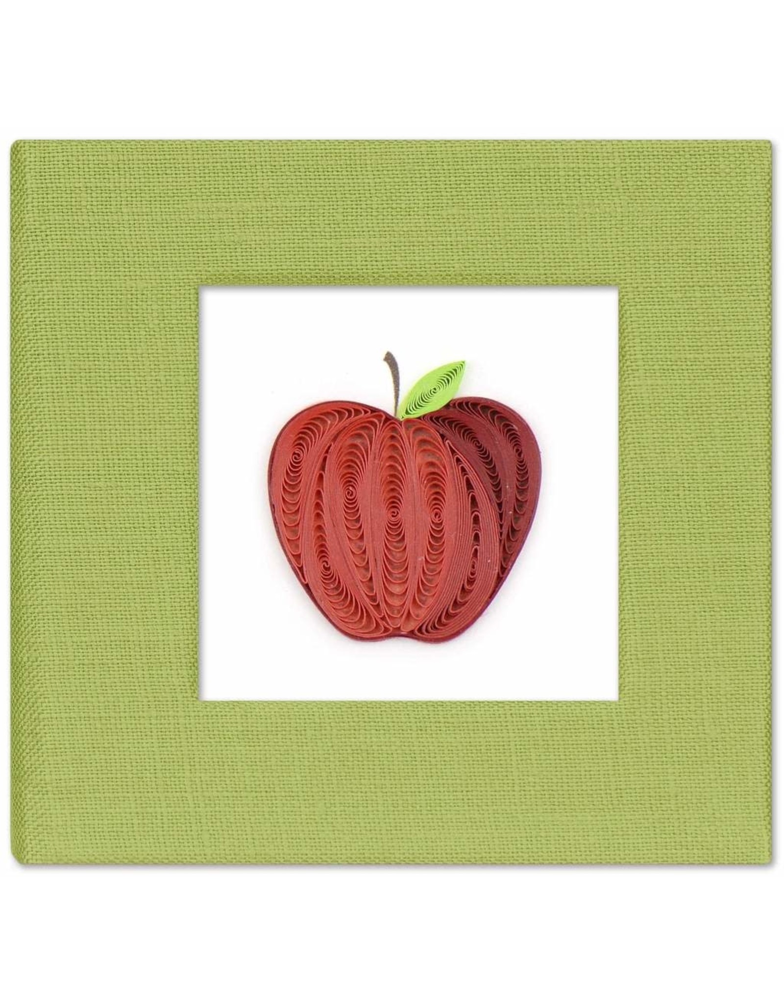 Quilling Card Quilled Apple Sticky Note Pad Cover