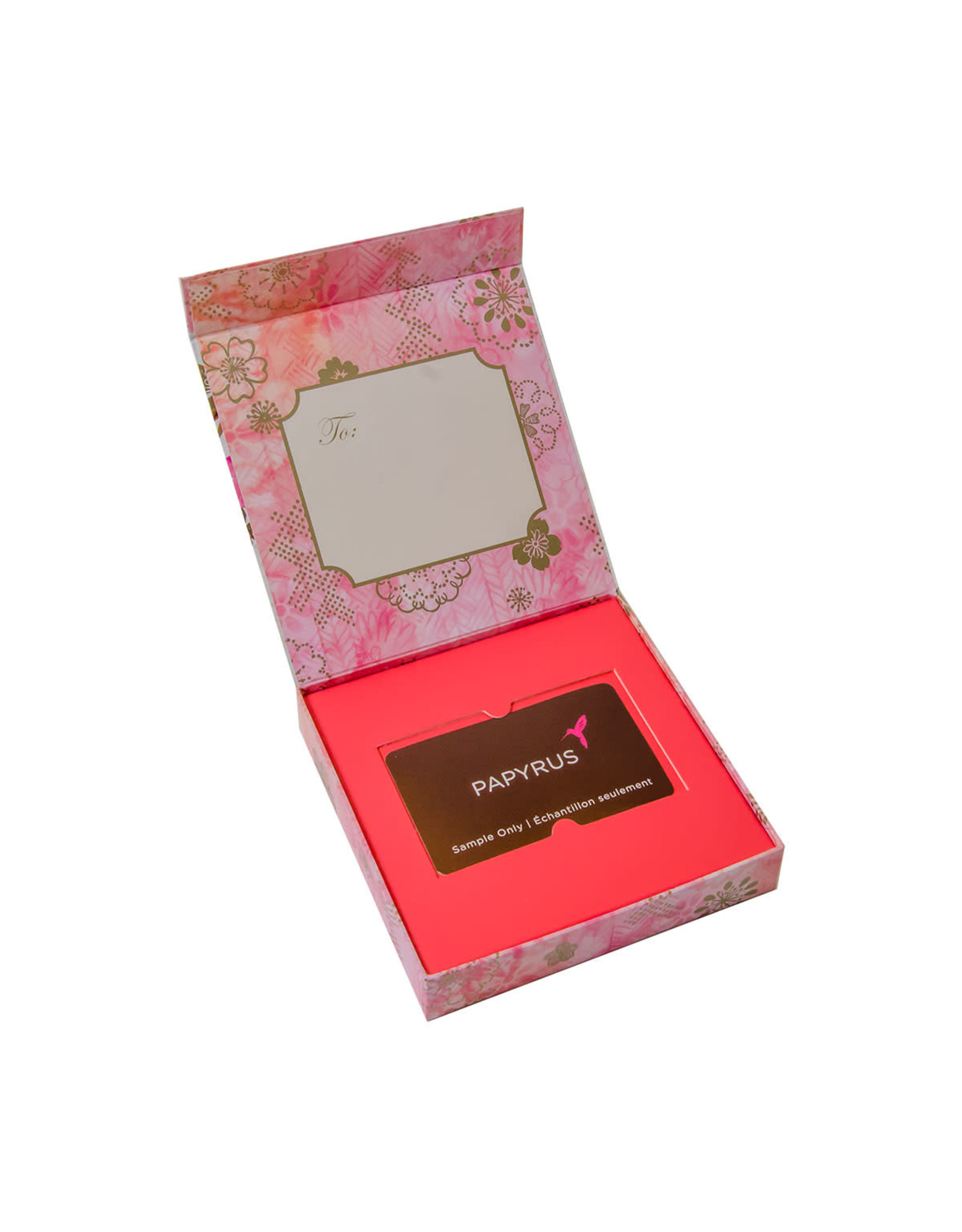 PAPYRUS® Gift Card Box Gift Card Holder Graceful Bloom