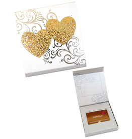 PAPYRUS® Gift Card Box Gift Card Holder Two Hearts