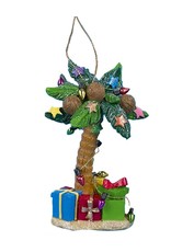 Kurt Adler Palm Tree Ornament W Presents 4.25 Inch - B