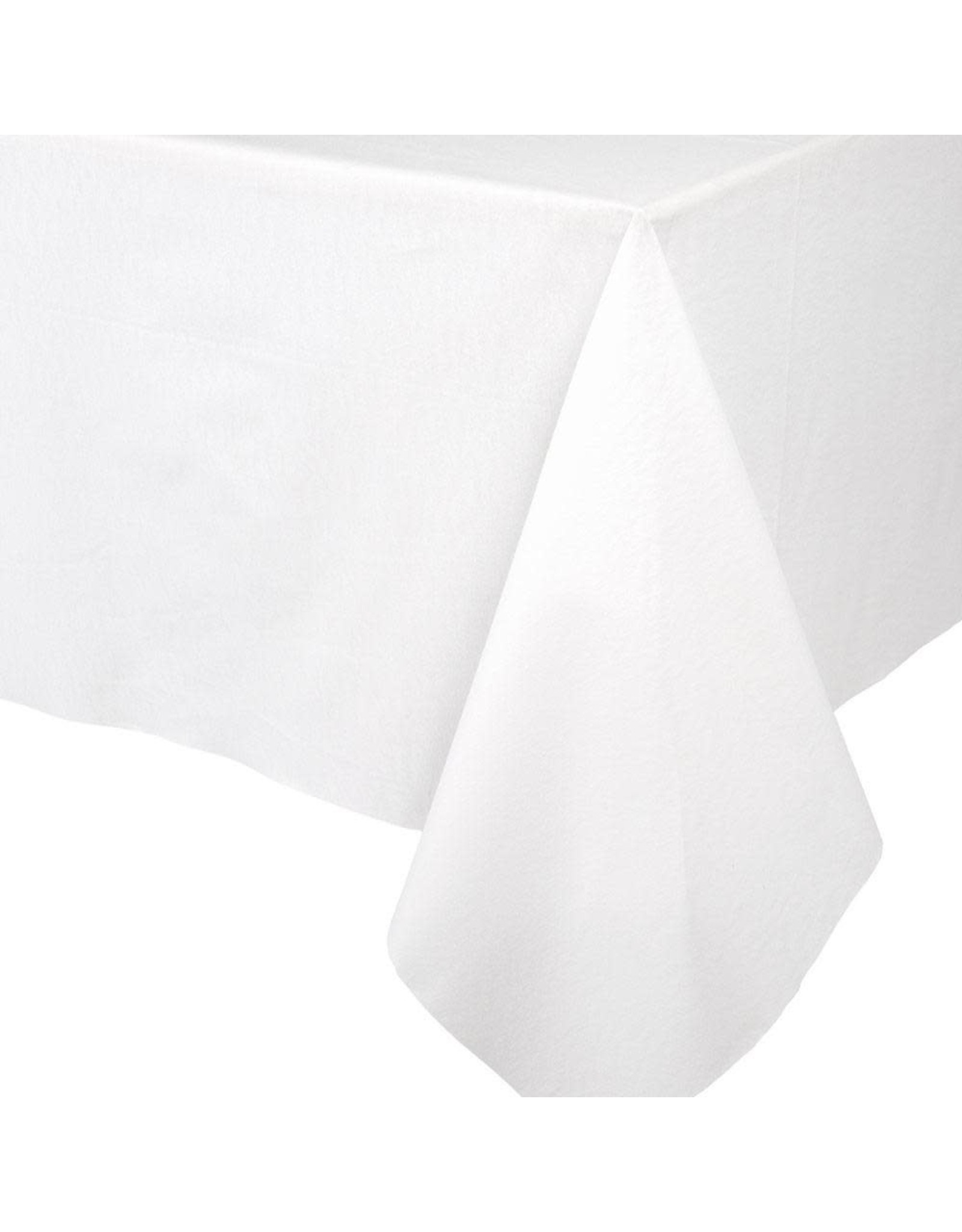 Caspari Paper Linen Solid Table Covers In White