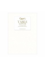Caspari Paper Linen Solid Table Covers In White
