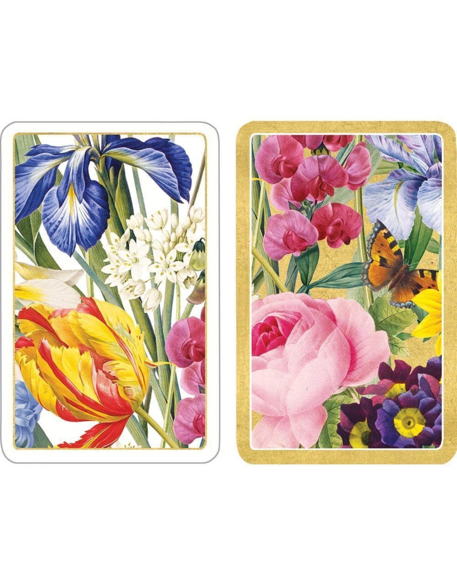 Caspari Playing Cards 2 Decks of Redoute Floral Bridge Cards