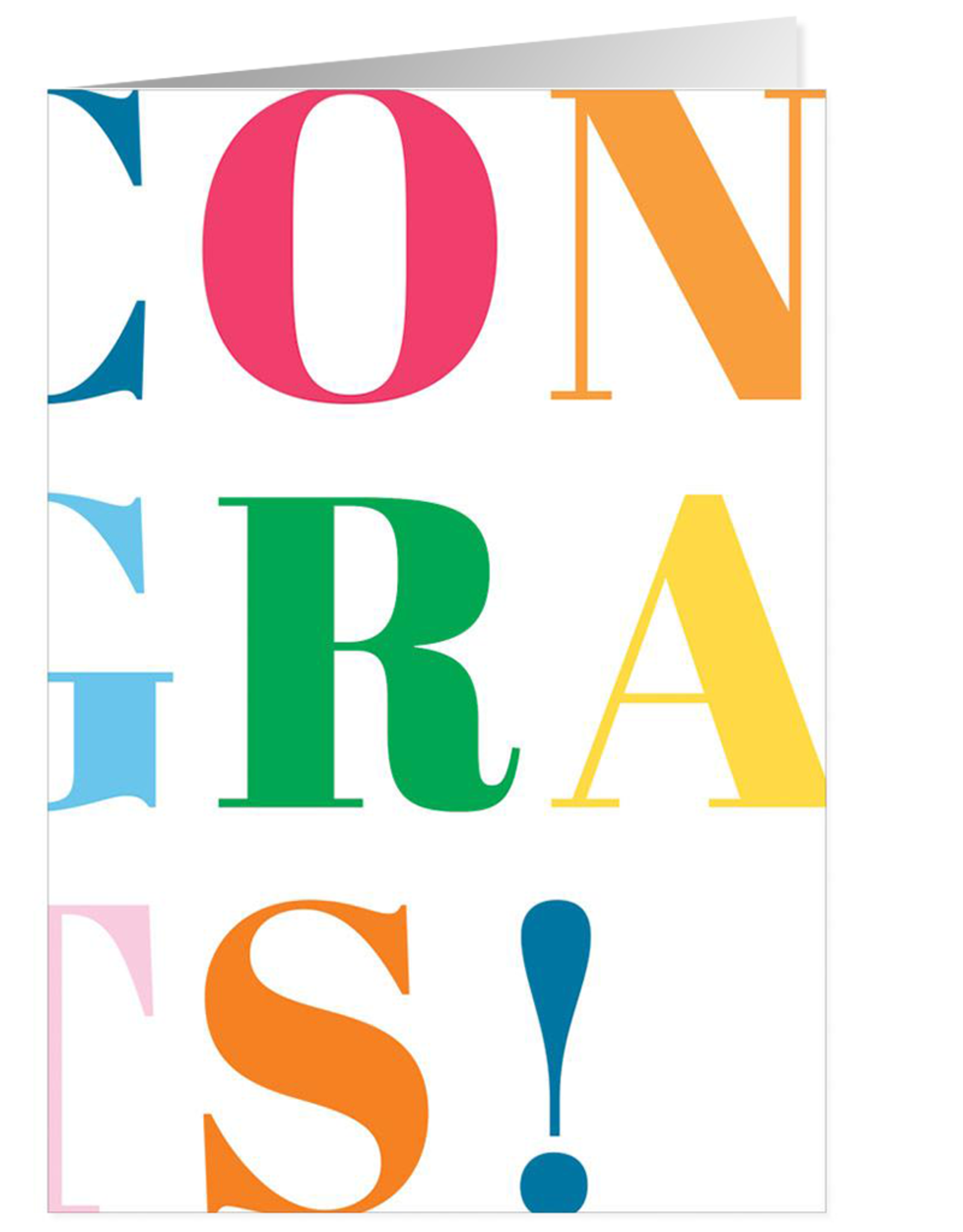 Caspari Congratulations Card CONGRATS Celebrate Your Success