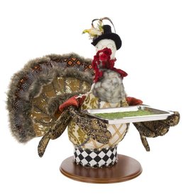Mark Roberts Fairies Thanksgiving Elegant Turkey Server w Tray 19 Inch