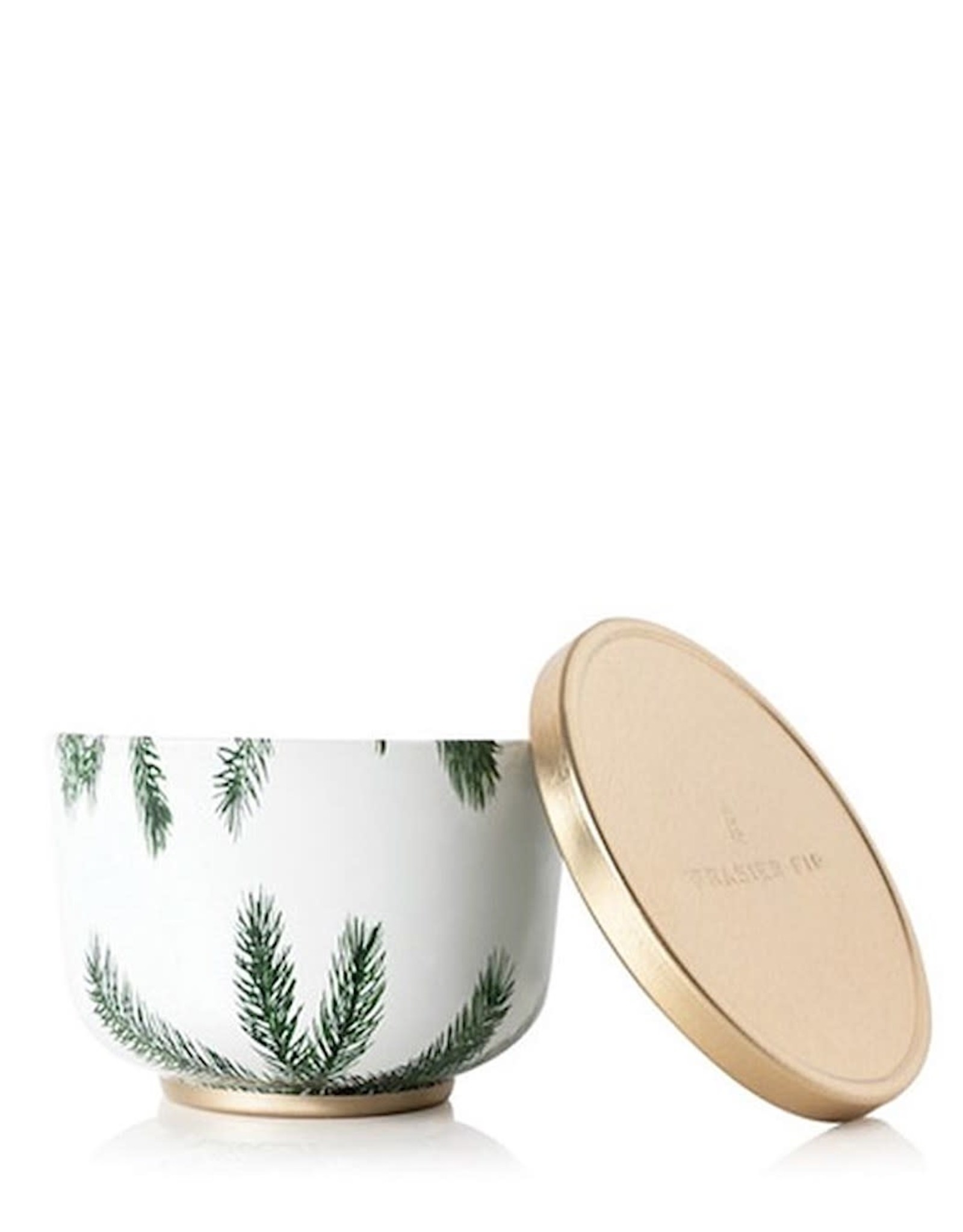 Frasier Fir Poured Candle Tin With Gold Lid 6.5 Oz