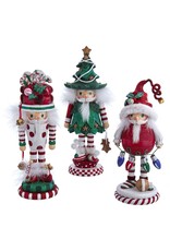 Kurt Adler Hollywood Christmas Hat Nutcrackers 11-12.25 3 Assorted