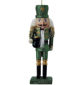 Kurt Adler Wooden Irish Nutcracker Ornament 6 inch