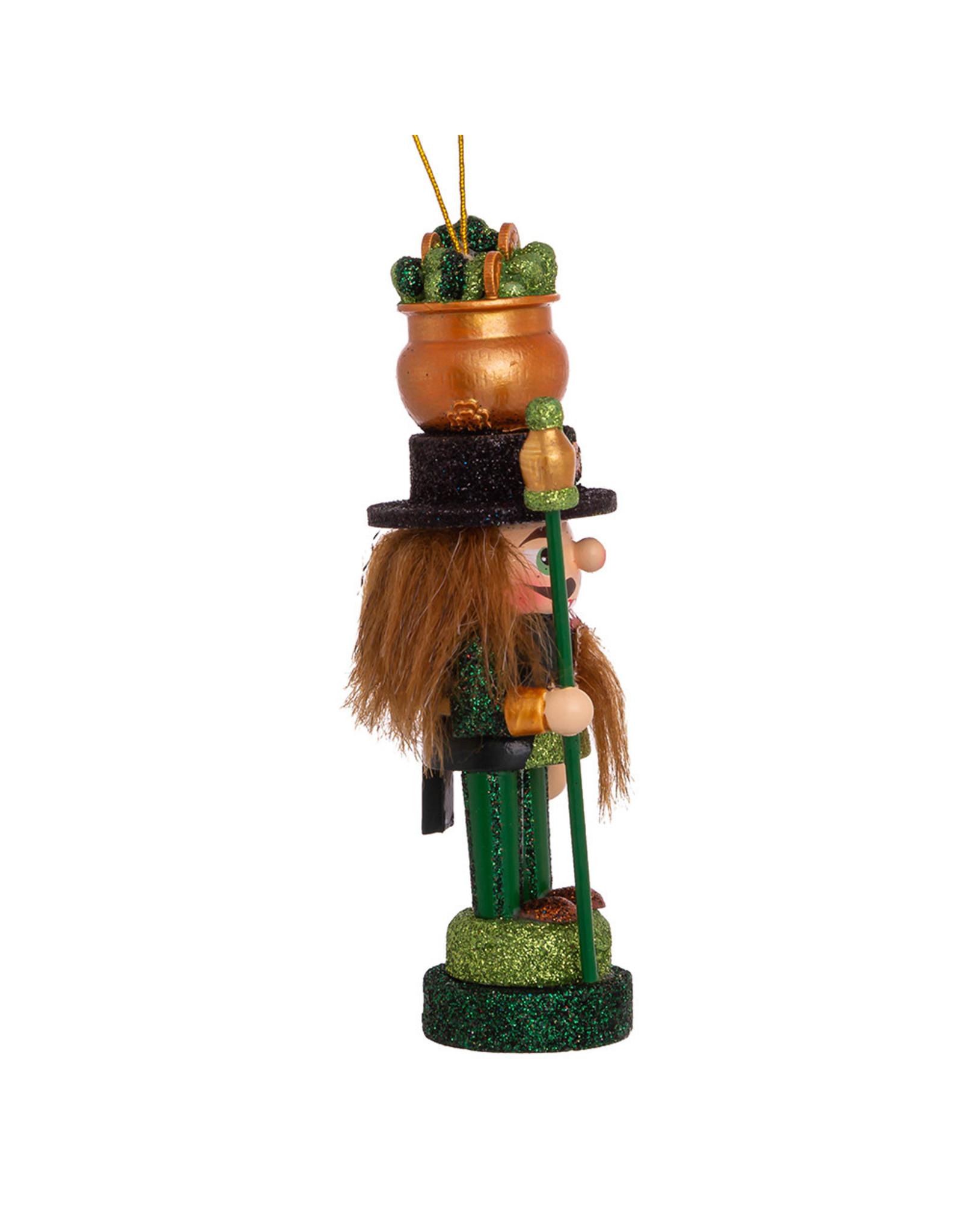Kurt Adler Hollywood Wooden Irish Nutcracker Ornament