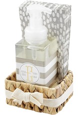 Mud Pie Initial E Hand Soap Paper Hand Towels And Basket Set