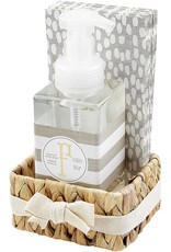 Mud Pie Initial F Hand Soap Paper Hand Towels And Basket Set