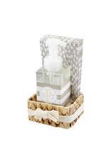 Mud Pie Initial P Hand Soap Paper Hand Towels And Basket Set