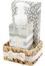 Mud Pie Initial B Hand Soap Paper Hand Towels And Basket Set