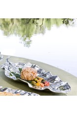 Beatriz Ball GARDEN Zebra Leaf Platter Large