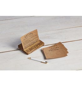 Mud Pie Recipe Board Card Hold Set With Recipe Cards