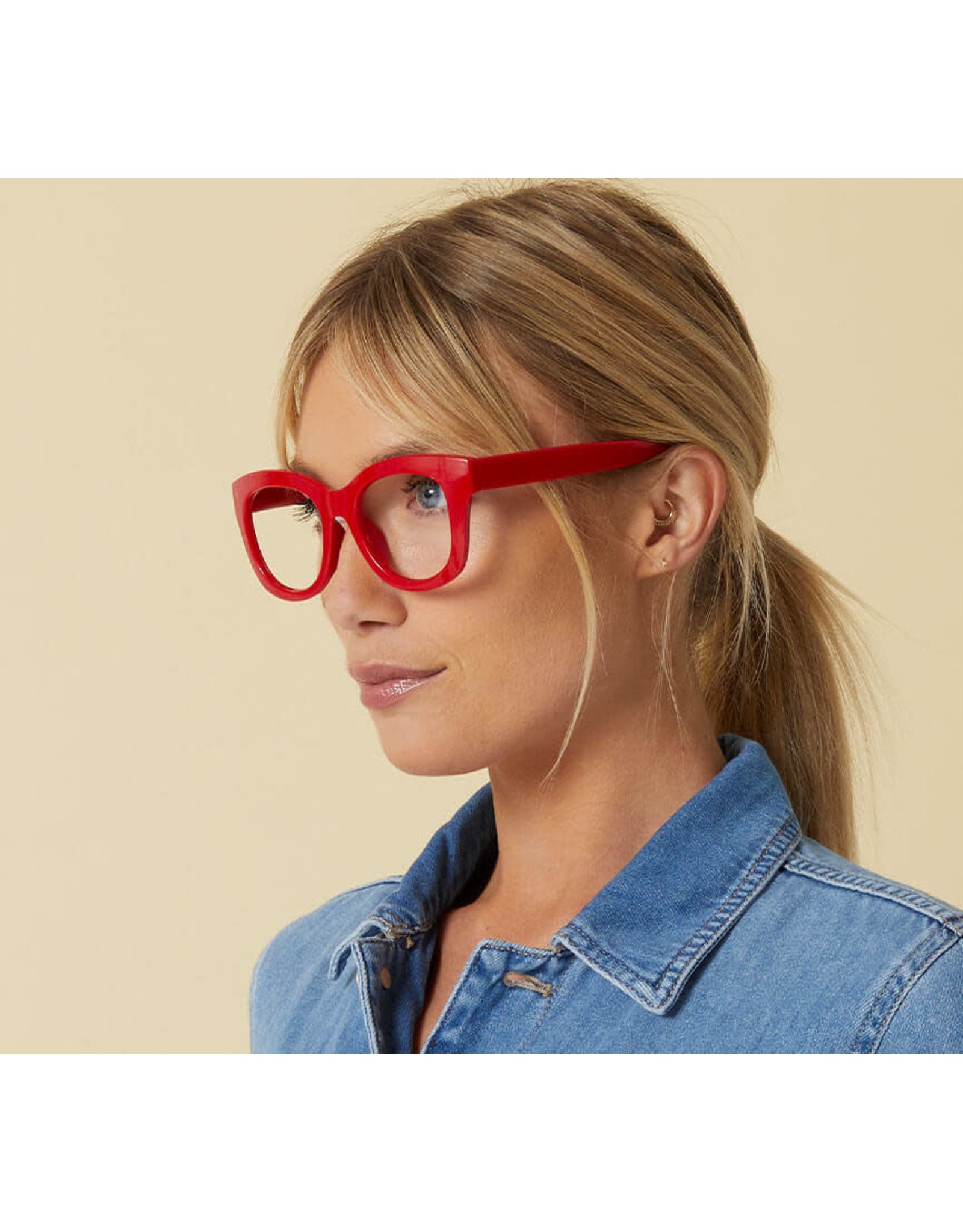 Reading Glasses Center Stage Focus Red +1.50