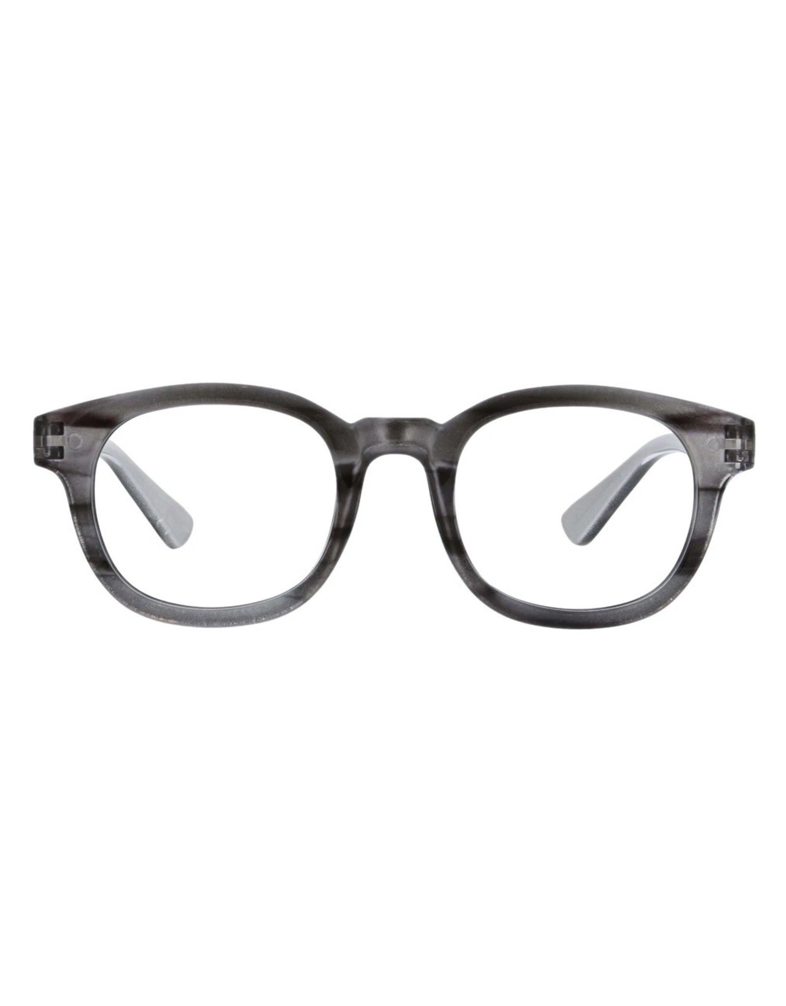 Reading Glasses Curtain Call Gray Horn +1.50