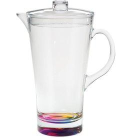 Merritt International Acrylic Rainbow Crystal Pitcher 2 Quart