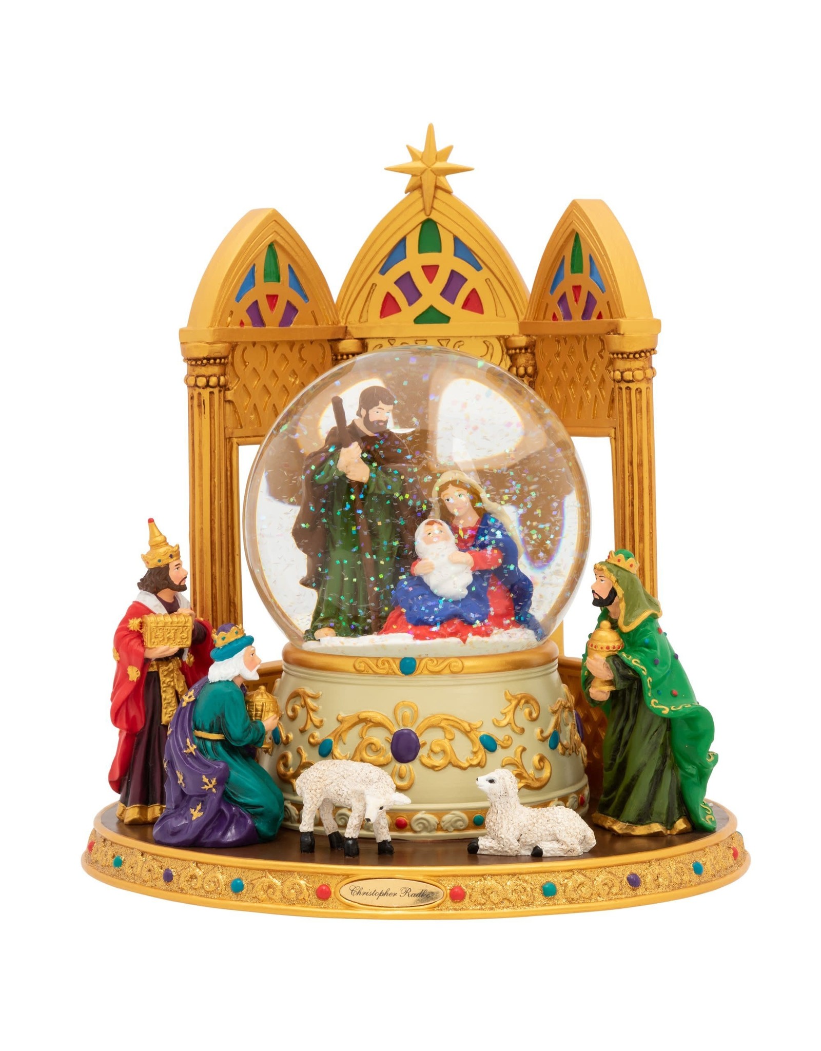 Christopher Radko Snowglobes Heavenly Gift Nativity Snow-globe