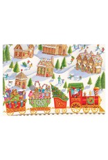 Caspari Christmas Cards Gingerbread Village Card