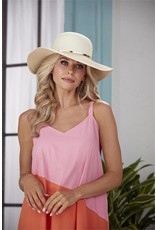 Mud Pie Women's Hats - Color-Block Sun Hat In Blush