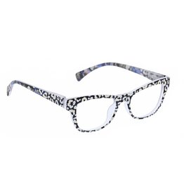 Reading Glasses Orchid Island White Leopard +1.50