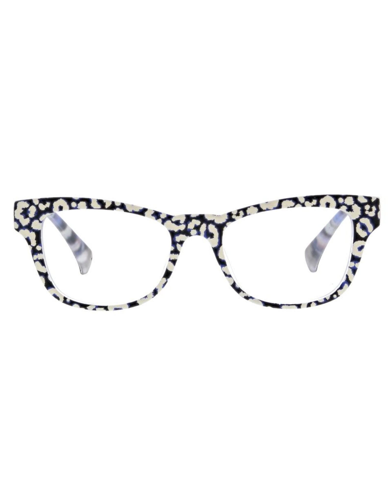 Reading Glasses Orchid Island White Leopard +1.50