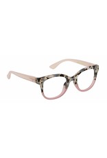 Reading Glasses Walking on Sunshine Gray Tortoise Pink +2.50