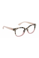 Reading Glasses Walking on Sunshine Gray Tortoise Pink +3.00