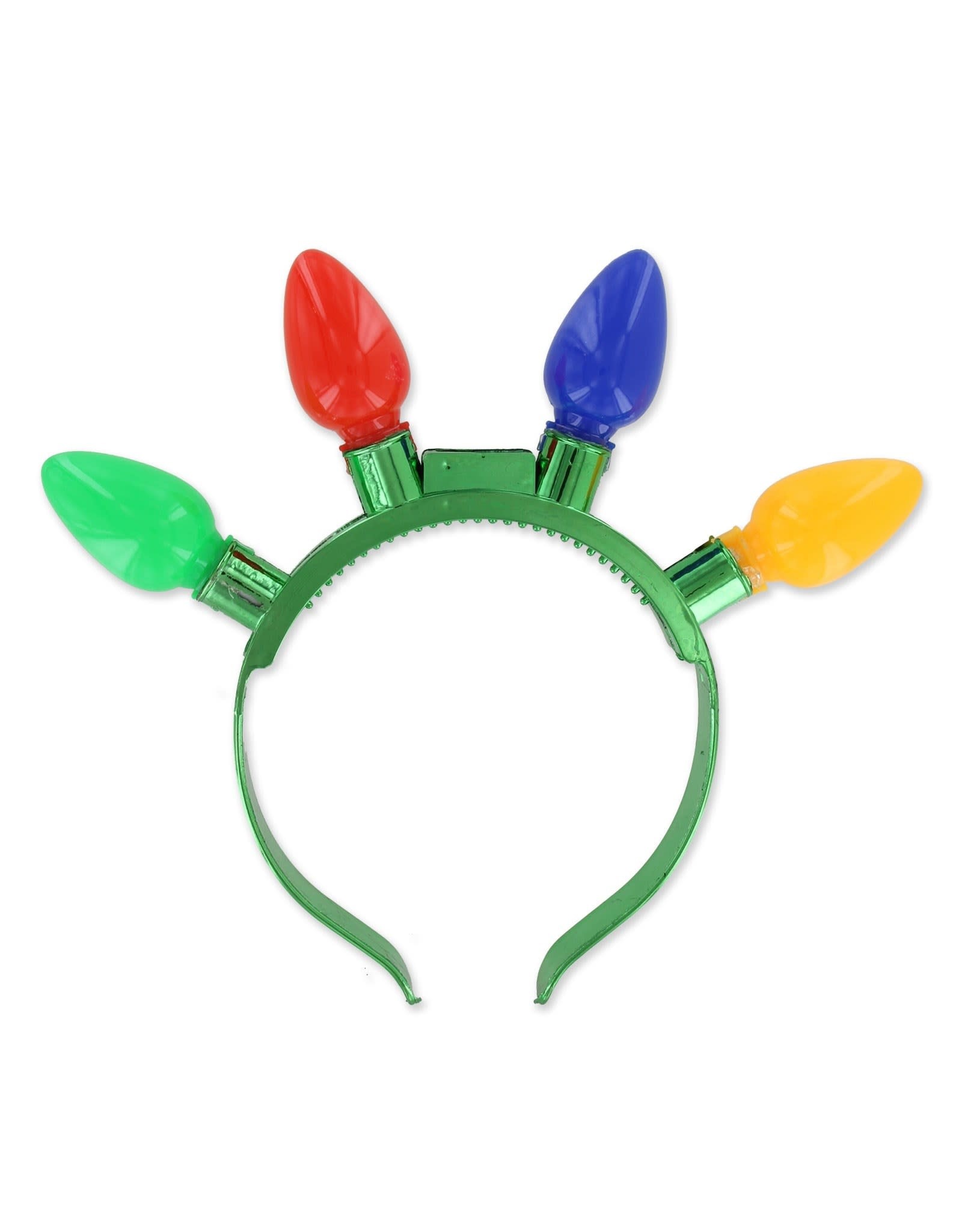 Lotsa LITES! Jumbo Flashing Christmas Holiday Lights Headband