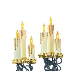 Kurt Adler UL 15-Light Triple Candle Light Set