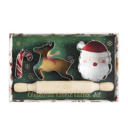 Mud Pie Christmas Cookie Cutter Set For Children GRN
