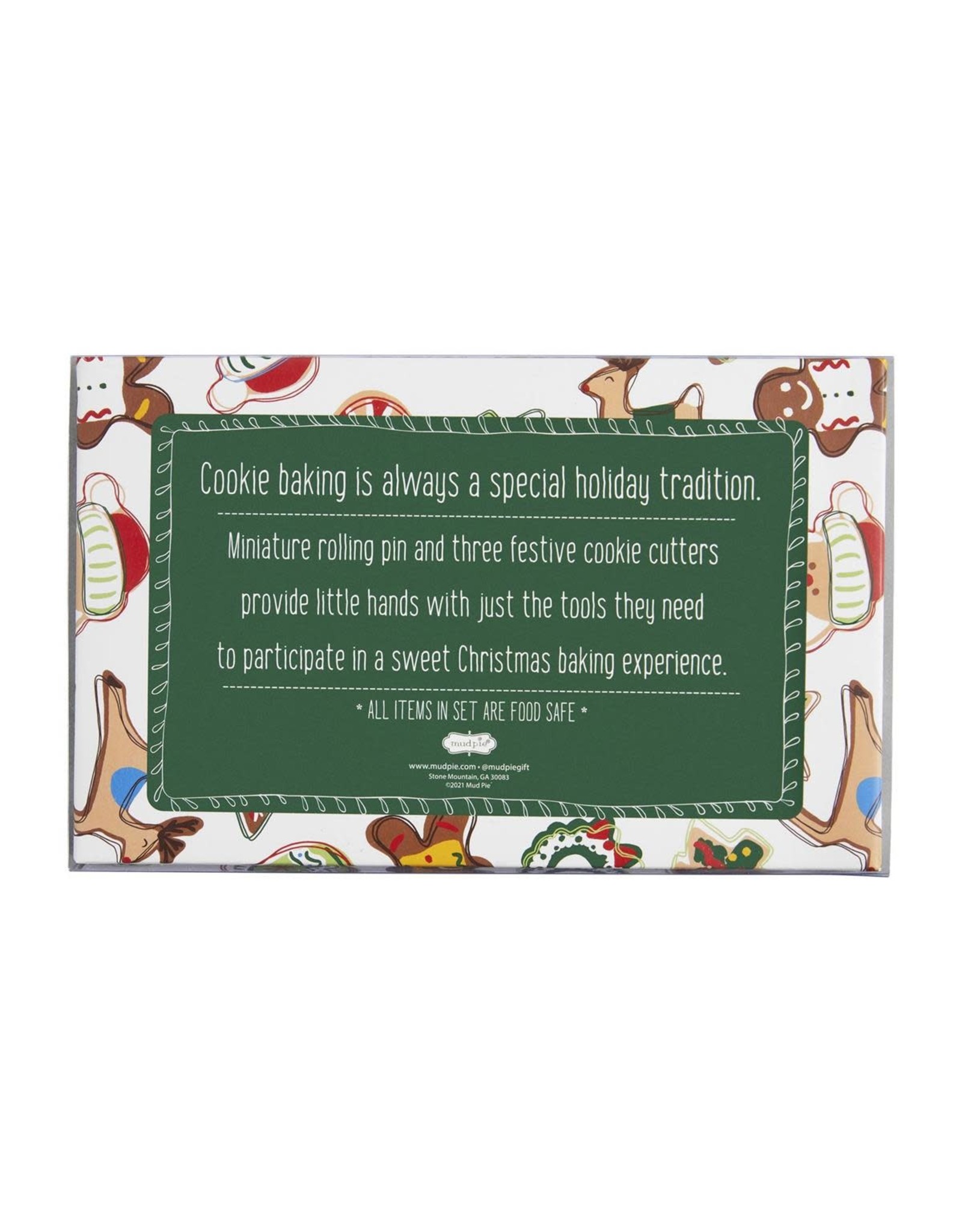 Mud Pie Christmas Cookie Cutter Set For Children GRN