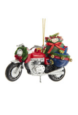 Kurt Adler Motorcycle With Presents Ornament