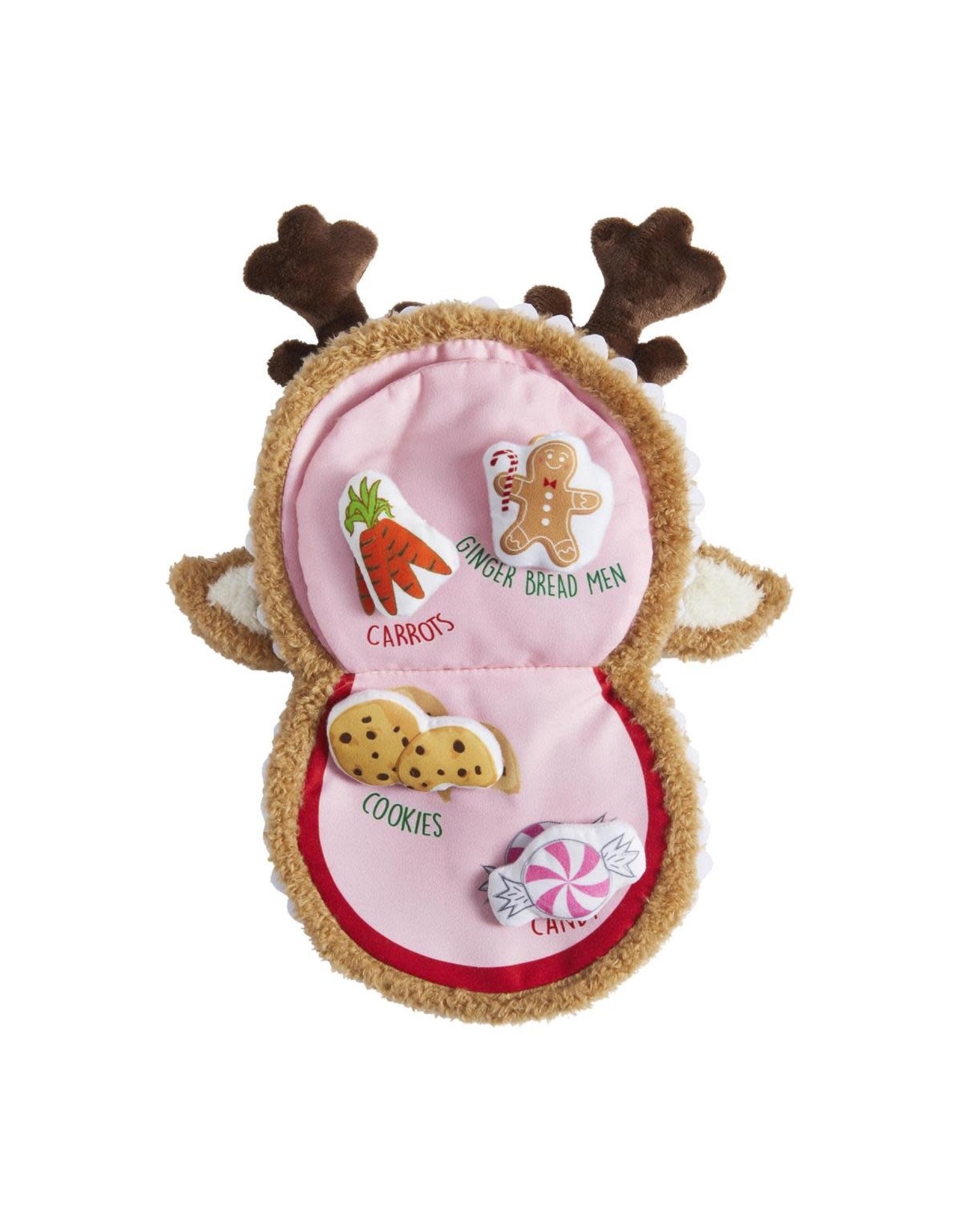 Mud Pie Kids Gifts Christmas Reindeer Puppet Book