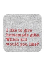 Mud Pie Christmas Felt Coaster Homemade Gifts Which Kid Would You Like