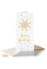 PAPYRUS® Boxed Christmas Cards 16pk Metallic Snowflake