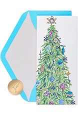 PAPYRUS® Boxed Christmas Cards 16pk Painterly Tree With Garland