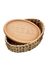 Mud Pie Bread Warming Set in Hyacinth Bread Basket