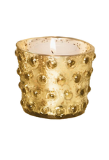 Mud Pie Gold Dot Mercury Votive Tea-Light Candle Holder