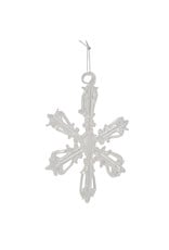 Kurt Adler Crystal Iridescent Snowflake Ornaments Christmas Set of 12