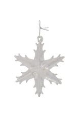 Kurt Adler Crystal Iridescent Snowflake Ornaments Christmas Set of 12