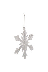 Kurt Adler Crystal Iridescent Snowflake Ornaments Christmas Set of 12